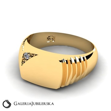 КЛАССИЧЕСКАЯ ЗОЛОТАЯ ПЕЧАТКА С ГРАВИРОВКОЙ ИНИЦИАЛОВ