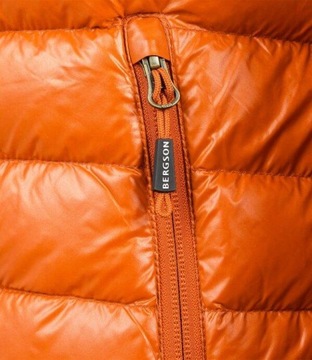 Męska kurtka puchowa BERGSON BERGE XL pomarańczowy