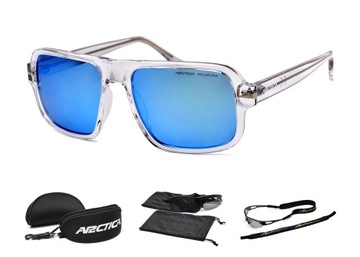 OKULARY PRZECIWSŁONECZNE POLARYZACYJNE ARCTICA S-350C LUSTRZANE + PASEK