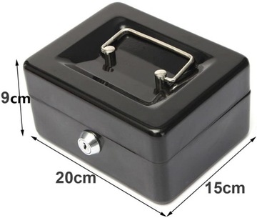 СЕЙФ ДЛЯ ДЕНЕЖНЫХ МОНЕТ БОЛЬШИЕ МЕТАЛЛИЧЕСКИЕ КАССЕТНЫЕ МОНЕТЫ С КЛЮЧОМ XXL