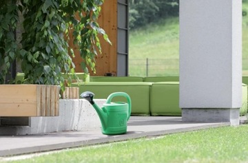 ЛЕЙКА ПЛАСТИКОВАЯ 14Л ПРУЖИННАЯ - ЗЕЛЕНАЯ IKSP14-G642 PROSPERPLAST