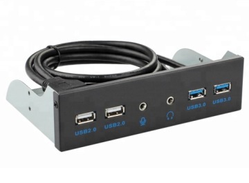 Передняя панель 2x USB3.0 2x USB2.0 2x Аудио 5.25