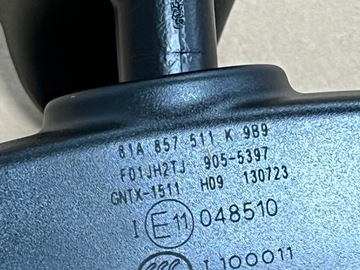 AUDI A3 Q3 Q2 ZRCÁTKO VNITŘNÍ 81A857511K