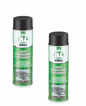 BOLL ЧЕРНАЯ КРАСКА ДЛЯ ПЛАСТИКОВОГО БАМПЕРА 500мл