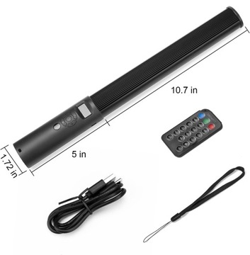 RGB СВЕТОДИОДНАЯ ЛАМПА НЕПРЕРЫВНЫЙ СВЕТ ЖИВОПИСЬ НАПОЛНИТЕ СВЕТОВЫМИ ЭФФЕКТАМИ С ДИСТАНЦИОННЫМ УПРАВЛЕНИЕМ