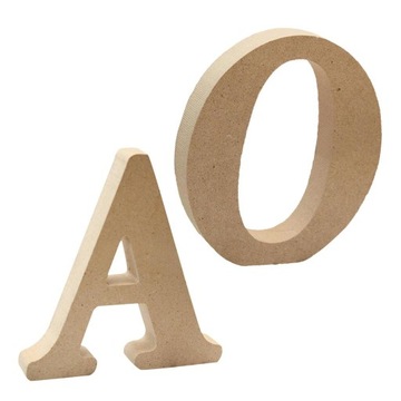 Wooden Standing alphabet and letters Plaque Garden