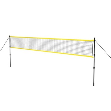 NILS Волейбольная сетка для бадминтона 630 см + телескопические стойки