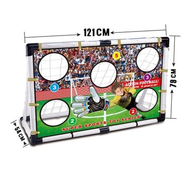 BRAMKA PIŁKARSKA TRENINGOWA + MATA CELNOŚCI PIŁKA