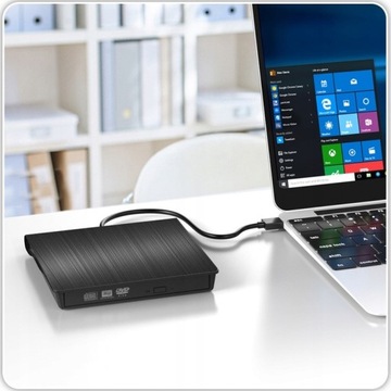 ВНЕШНИЙ USB 3.0 ЗАПИСЫВАТЕЛЬ CD-R/DVD-ROM/RW ПОРТАТИВНЫЙ ПРОИГРЫВАТЕЛЬ