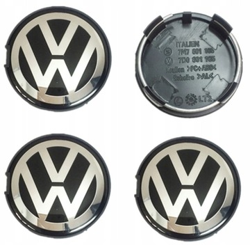 4 PRO VOLKSWAGEN POKLICE 63MM Z VÝŘEZ