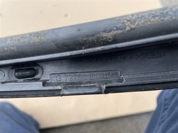 НАРУЖНАЯ НАКЛАДКА СТОЙКА ПЕРЕДНЕГО ОКНА ЛЕВАЯ RENAULT TRAFIC 3 III 14-