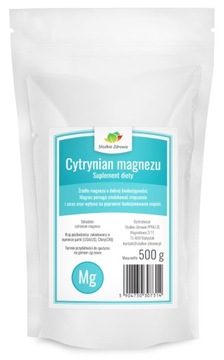 CYTRYNIAN MAGNEZU - W PROSZKU czysty 500g 100%