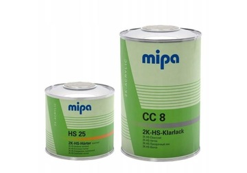 MIPA LAKIER BEZBARWNY CC8 1L+UTW HS25 1,5L KPL