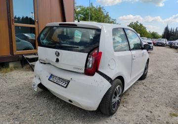 Skoda Citigo Hatchback 5d 1.0 60KM 2017 Skoda Citigo I rej 2018r, 1.0 LPG. Uszkodzony lewy tyl. Jezdzi. 60KM, zdjęcie 2