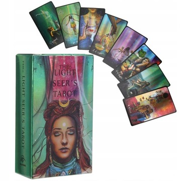 ZESTAW KLASYCZNYCH KART TAROTA LIGHT SEER TAROT CARDS 78 SZT.