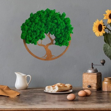 ПОДАРОЧНОЕ деревце ЖИЗНИ ДЕРЕВО СЧАСТЬЯ ЖИВАЯ КАРТИНА мох мох БОНСАЙ