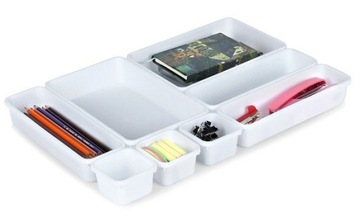 Организатор для ящика белого модульного набора 8 контейнеров ПК