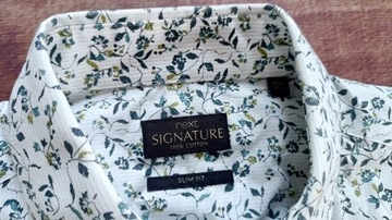 NEXT SIGNATURE SUPER KOSZULA Slim Fit M