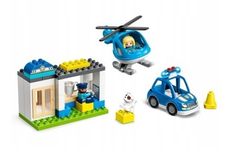 КОМПЛЕКТ LEGO ДЛЯ ДЕТЕЙ DUPLO ПОЛИЦЕЙСКИЙ УЧАСТОК И ВЕРТОЛЕТ