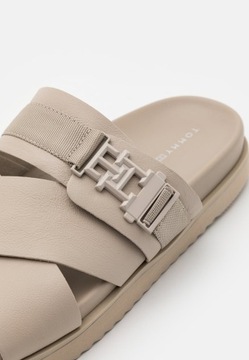 Tommy Hilfiger klapki buty beżowe skórzane męskie 43 skóra