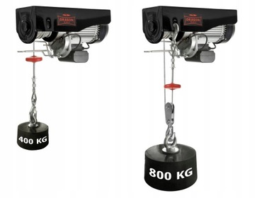 Электрическая лебедка 800 кг 230 В дракон