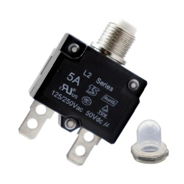 2x автоматический выключатель с термовозвратом 125/250 В переменного тока