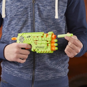NERF ZOMBIE QUADROT GUN + ДОПОЛНЕНИЯ ДЛЯ МИШЕНЕЙ