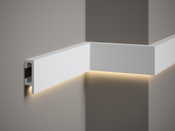MARDOM DECOR LISTWA ŚCIENNA QL019 H-8.0cm DŁUGOŚĆ 2.0m LED SZTUKATERIA