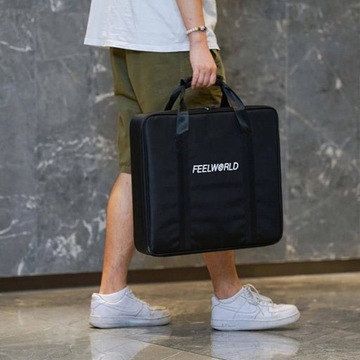 Телесуфлер Feelworld TP16 для смартфонов и планшетов с экраном до 16 дюймов.