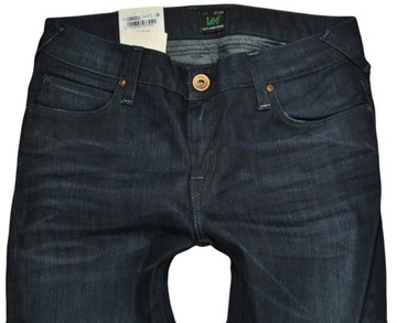 LEE spodnie LOW jeans blue slim JADE ZIP W31 L33