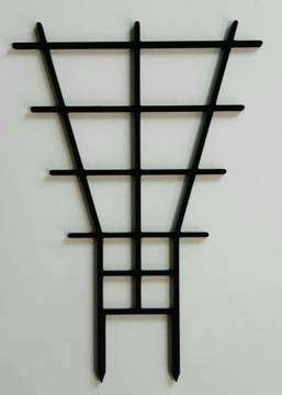 Растите цветок, последний поддерживает прямую решетку 29 см.