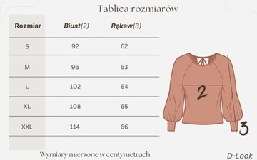 Kobieca bluzka z długim rękawem klasyczny krój ściągacze marszczenie