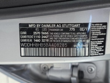 Mercedes Klasa E W212 Kombi 350 4MATIC 272KM 2011 MERCEDES E 350 4MATIC, V6 3.5l 272KM Przebieg: 194,588km Dokumentacja, zdjęcie 38