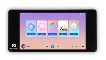 P2 AUDIO RADIO INTERNETOWE PODTYNKOWE Z BT + GŁOŚNIKI 2X 25W