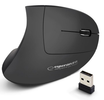 БЕСПРОВОДНАЯ ЭРГОНОМИЧНАЯ ВЕРТИКАЛЬНАЯ МЫШЬ Esperanza CORVUS