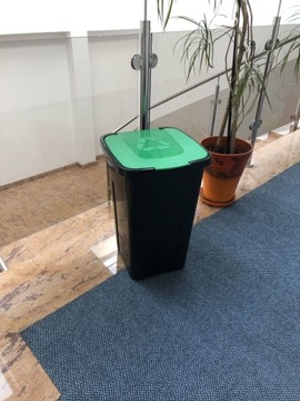 Набор контейнеров для сортировки мусора Sortix 4х50л черный