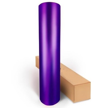 Фольга для обертывания шпона Chrome Mate Purple Pearl Satin Purple 50x152 см.