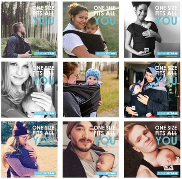 Детский слинг ACTIVE Baby Ktan M
