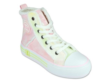Buty Trampki Damskie Wysokie BIG STAR BSLL274177 3