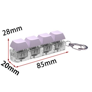 Брелок-клавиатура с непоседами, сенсорная игрушка для подростков, детей, мальчиков и девочек, фиолетовый