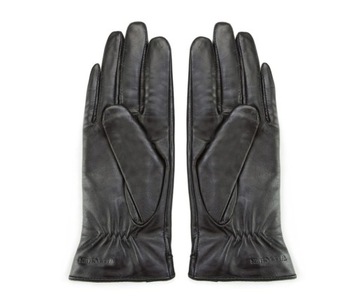 Czarne rękawiczki damskie WITTCHEN 39-6-530-1 - M