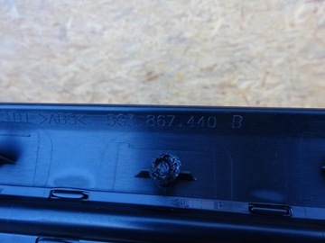 НАБОР БОКОВЫХ РУЧОК GOLF VII со светодиодной подсветкой 3D