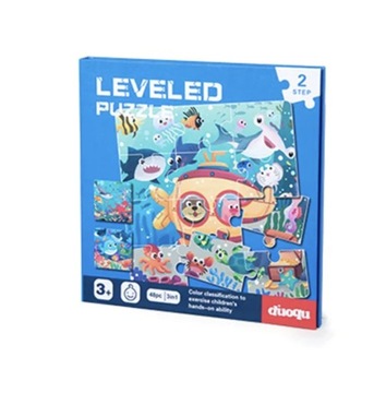 Magnetyczne Klocki , Puzzle Montessori - Podwodna Przygoda poz.2