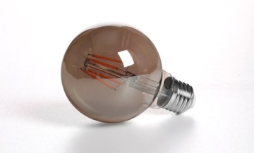 СВЕТОДИОДНАЯ ЛАМПА НА НИТИ EDISON РЕТРО ДЫМЧАТЫЙ 6ВТ СВЕТОДИОДНАЯ ЛАМПА НА НИТИ E27