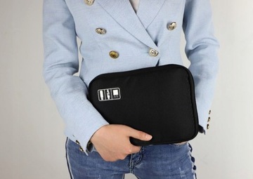 Organizer na kable usb ładowarki podróżna torba