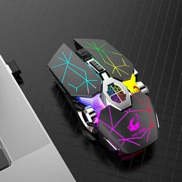 Беспроводная мышь с аккумулятором 2,5 ГГц / Bluetooth 5. Возраст 0, двойная