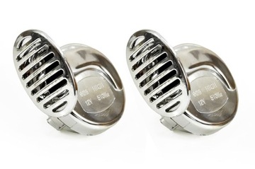 Klakson Chrom 12V 2 pcs CHR01