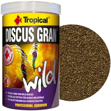 TROPICAL DISCUS GRAN WILD 250 ml 110g WYBARWIAJĄCY