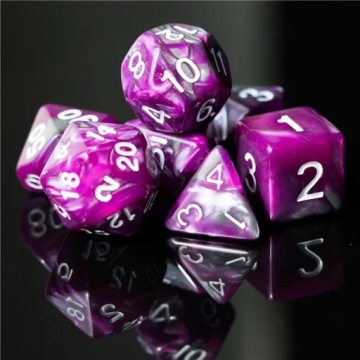 ПРЕВРАЩЕНИЕ В КАМЕНЬ НАБОР ИЗ 7 КУБИКОВ ДЛЯ РПГ