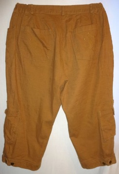 Spodnie LauRie 50 na suwak bawełniane bojówki